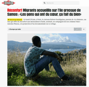 Une de l'article de Libération